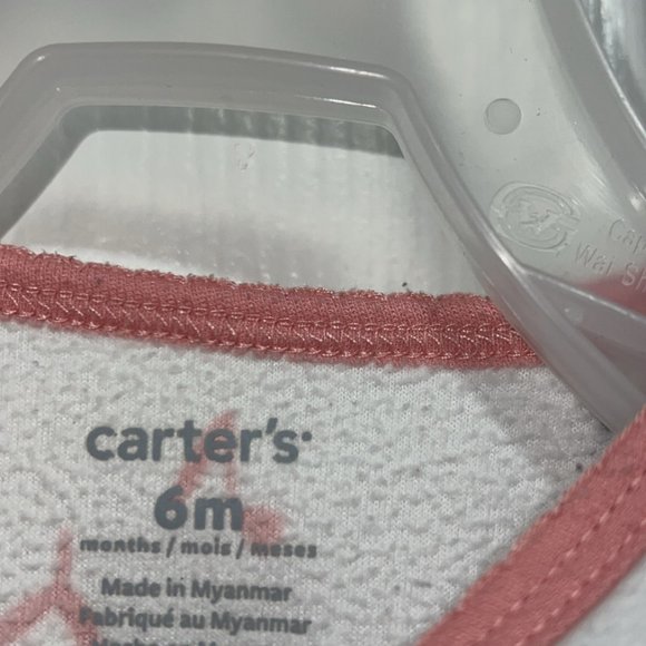 Carter's Baby Pjs Jumpsuit Comfy 1 Piece 6M - Picture 2 of 8